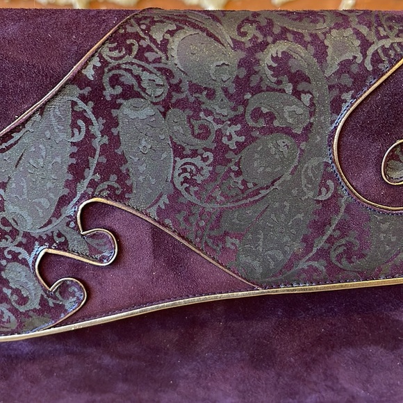 Vintage Bally Suede Handbag - Picture 2 of 13